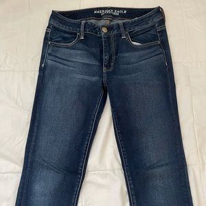 Dark blue super stretch jeans